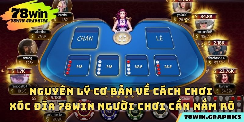 Nguyên lý cơ bản về cách chơi xóc đĩa 78win người chơi cần nắm rõ